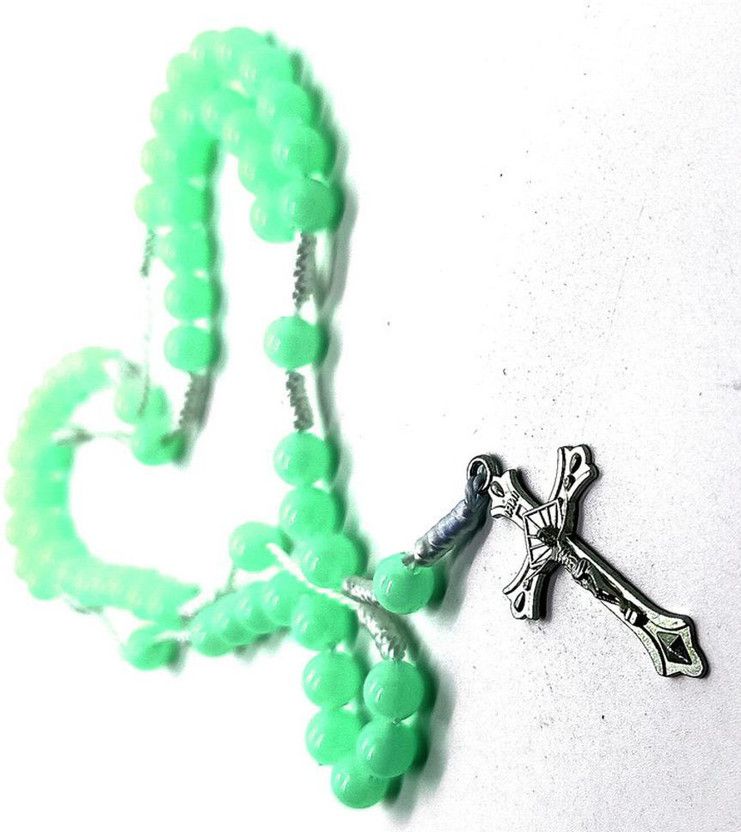 Jesus Cross Radium Pendent Religious Jewellery Chain for Christmas Gift RL625 Sterling Silver Stainless Steel Pendant