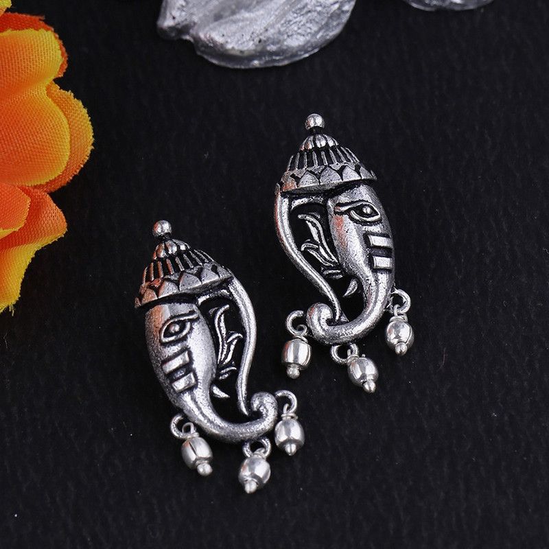 Aarambh Miniature Vinayaka Earrings Brass Drops & Danglers