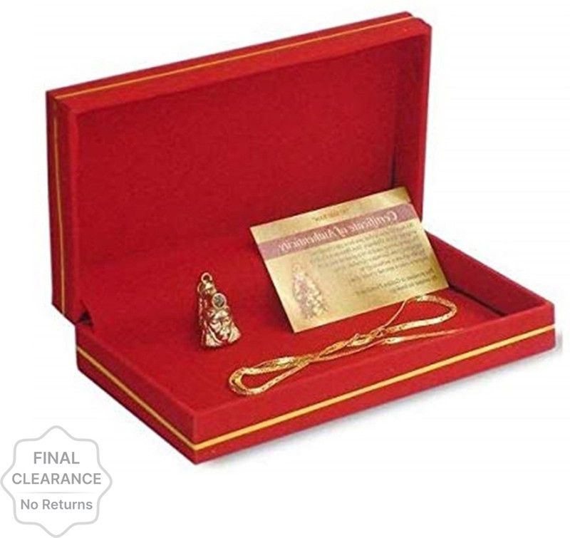 HANUMAN CHALISA LOCKET GOLD PLATED BRASS FOR DAILY WEAR PURPOSE UNISEX Gold-plated Brass