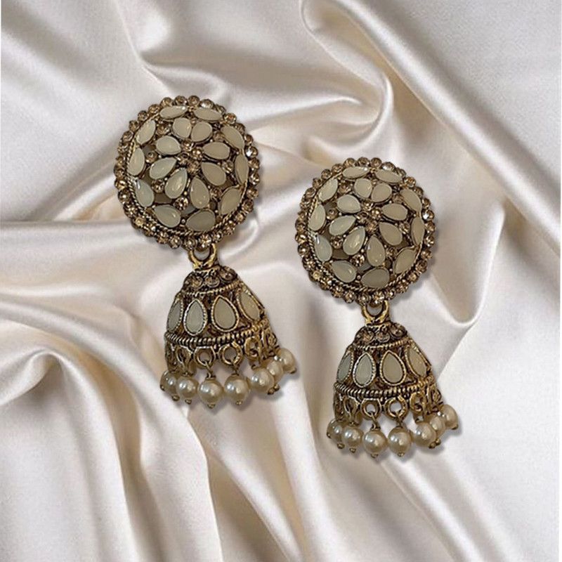 Infinitywoug Jhumki Earring for Women and Girls Alloy Earring Set