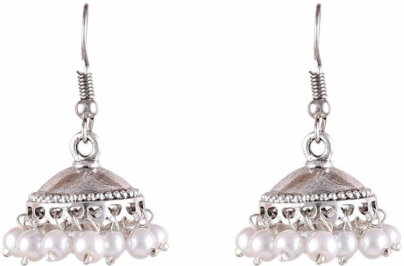 Oxidised Lightweight Metal Jhumki Earring