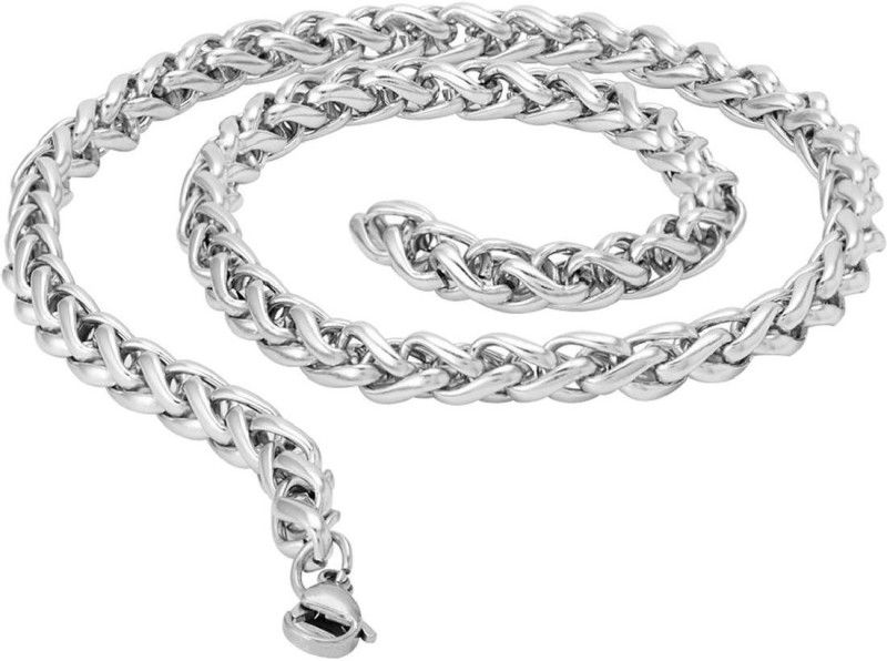 Silver Plated Stainless Steel Chain