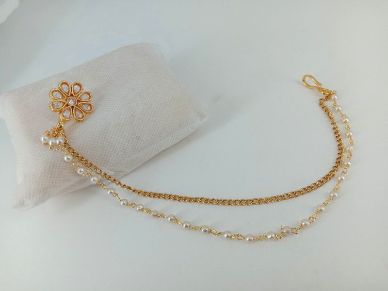 Nirmalkayaa Beads Gold-plated Plated Copper Nathiya