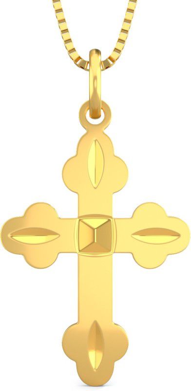 Joyalukkas Holy Cross Gold Pendant 22kt Yellow Gold Pendant