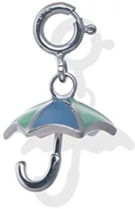 Fourseven Jewellery 925 Sterling Silver Smile at the Rain Umbrella Charm Sterling Silver Link Charm