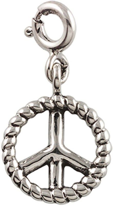 Fourseven Message of Peace Sterling Silver Link Charm