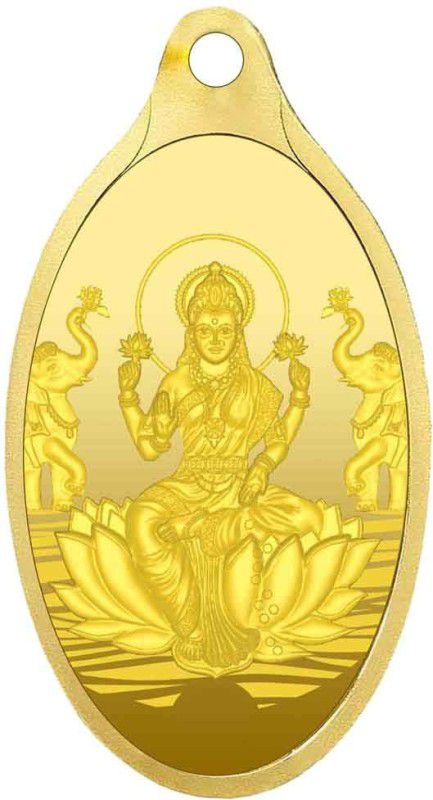 Vaibhav Jewellers Lakshmi Devi 4.20 Grams 24 (999) Yellow Gold Pendant