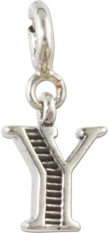 Fourseven Jewellery 925 Sterling Silver Letter Y Charm Sterling Silver Link Charm