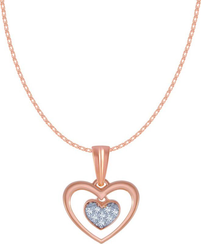 PC Chandra Jewellers VALENTINE COLLECTION 14kt Rose Gold Pendant