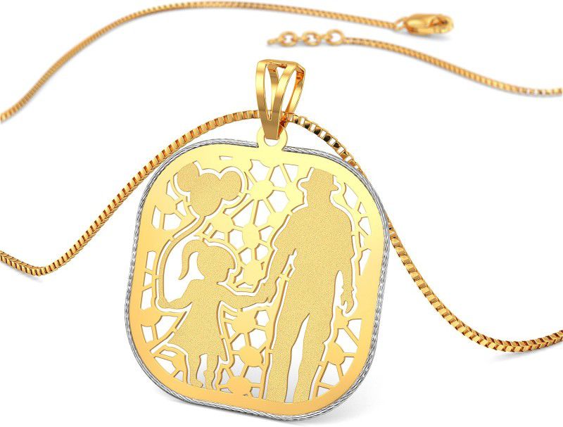 Joyalukkas Father's Day Collection Gold Pendant 22kt Yellow Gold Locket