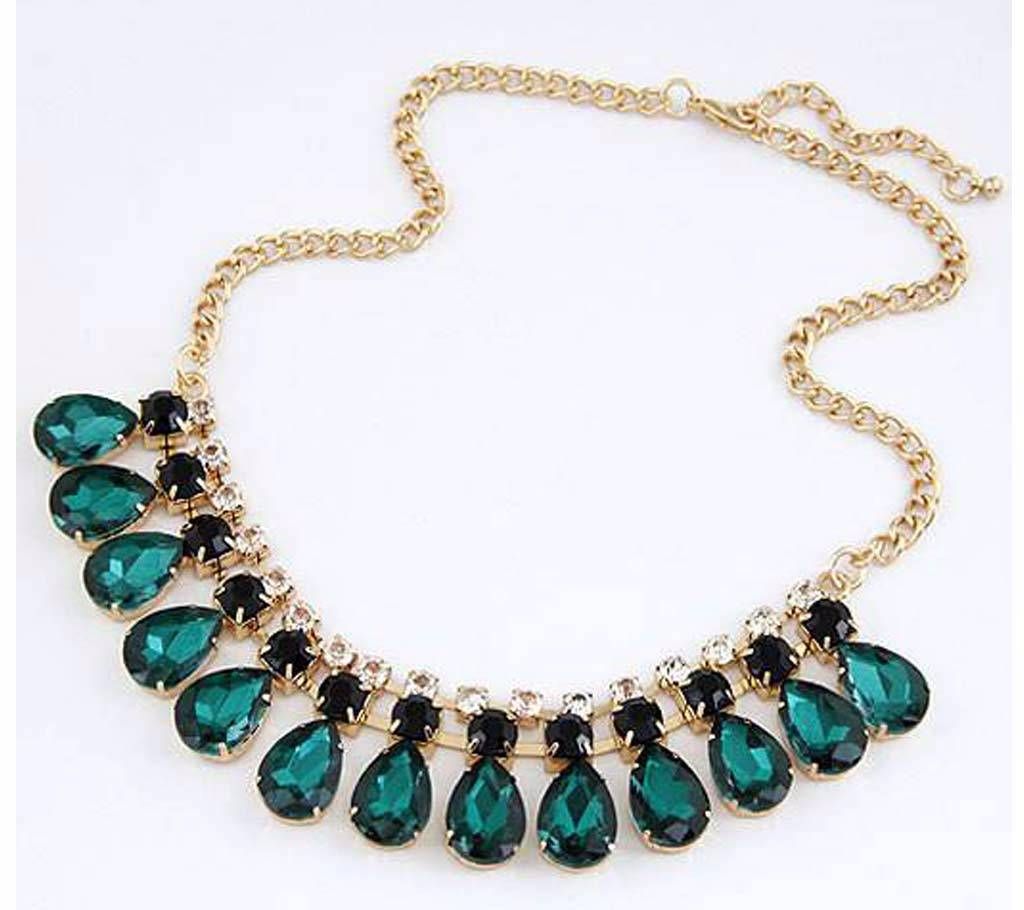 Gem statement Gold Color Necklaces
