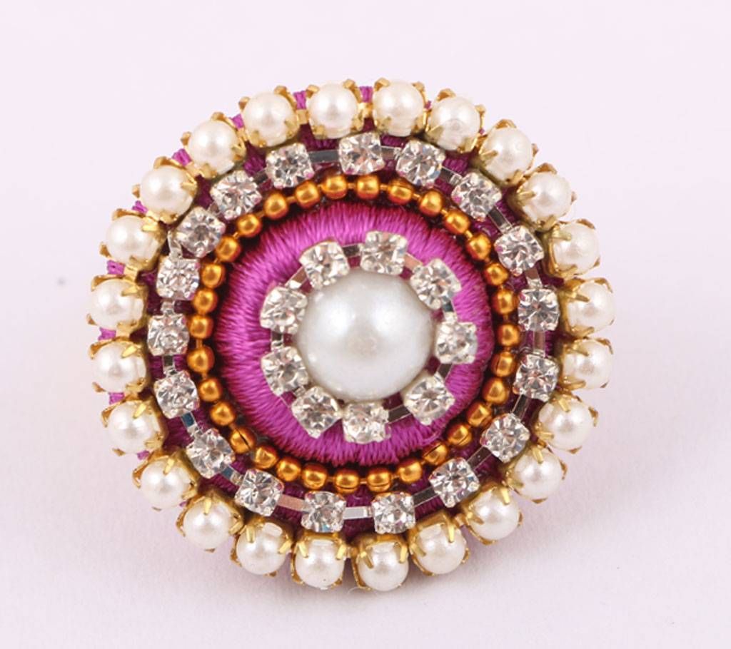 silk yarn finger ring 