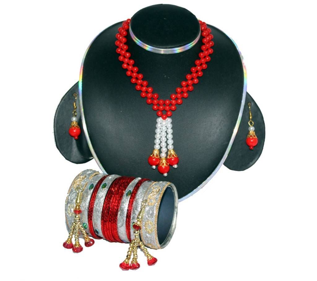 Artificial Pearl Jewellery Set