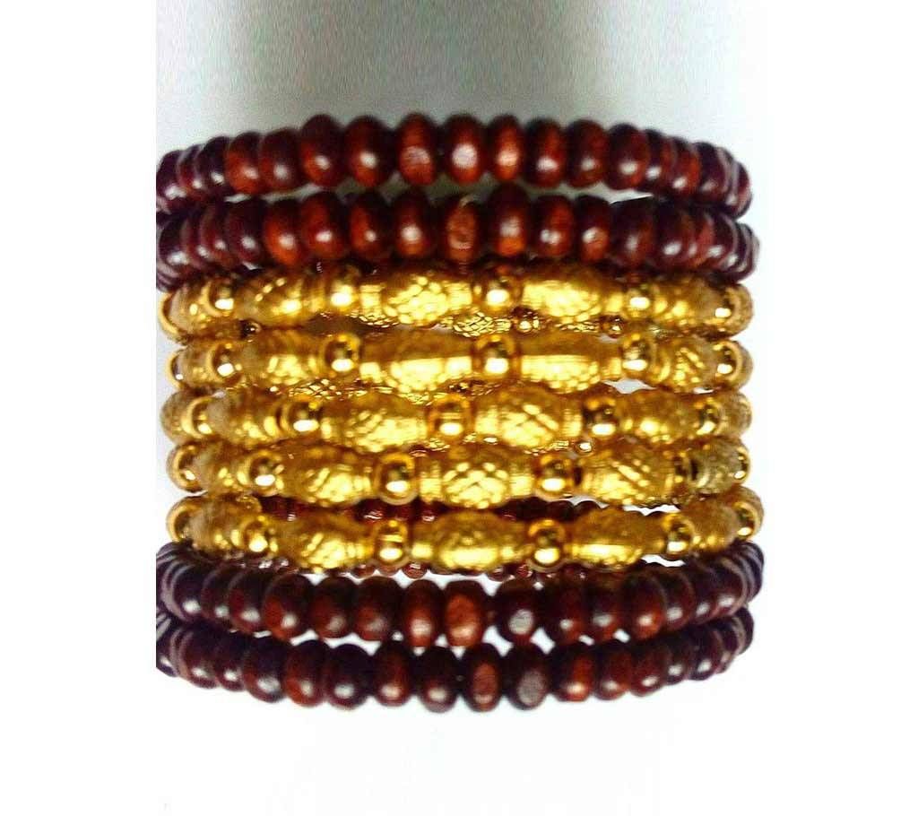 New Dhol Churi Gold & Coffee