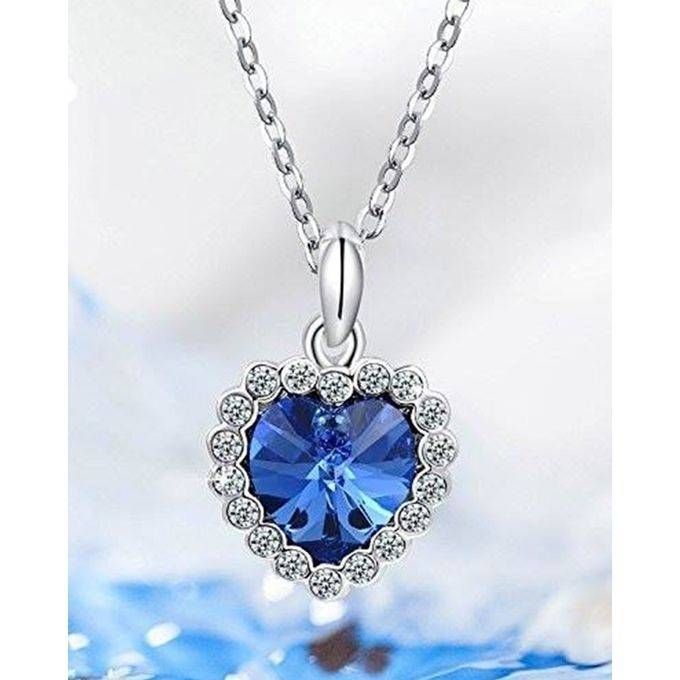 Titanic Ocean of Love Necklace - Blue stone