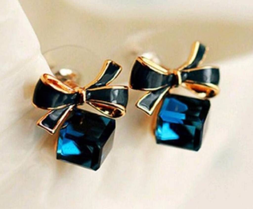Cubic Crystal Earrings