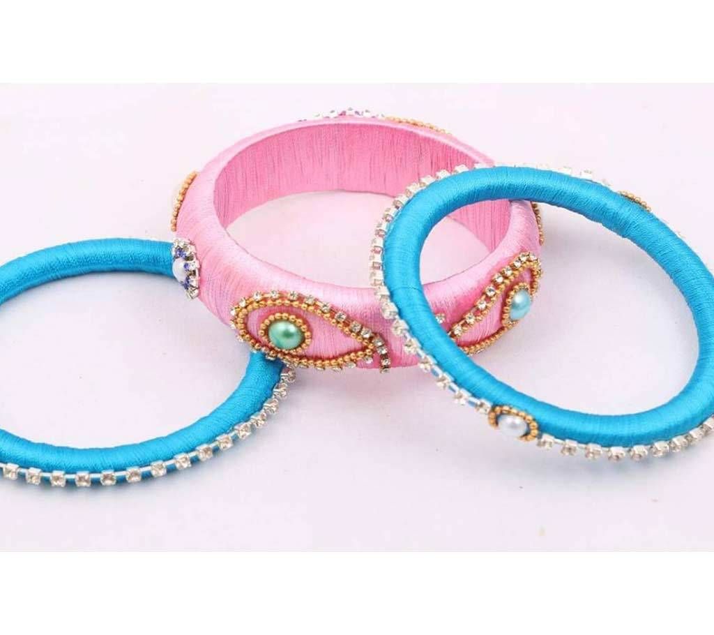 Silk Thread Bangle Set