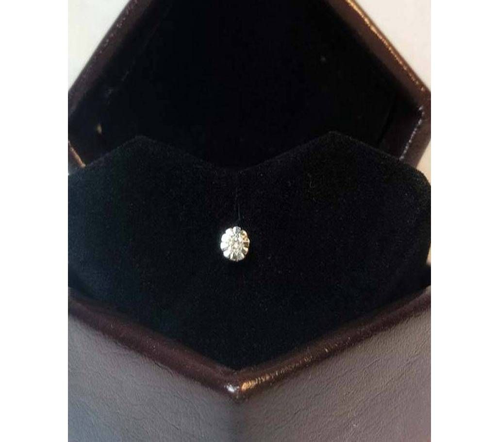 18k gold 1 diamond bosepin