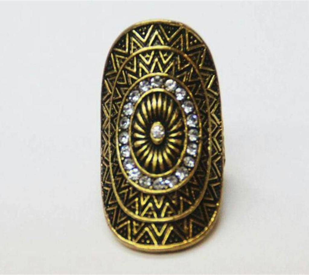 Gold Plated Metal Finger Ring