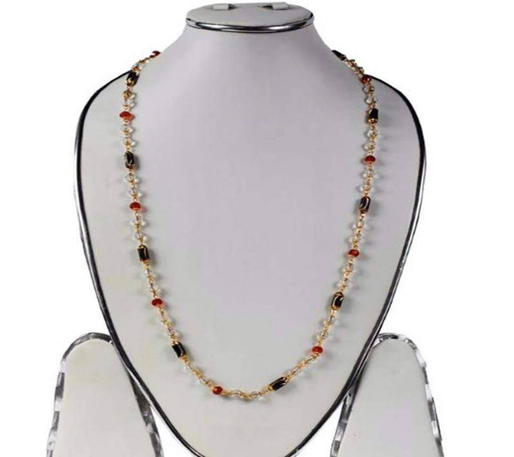 Stone Setting Chain Necklace 