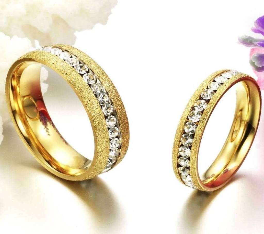 Stainless Steel couple  finger Ring