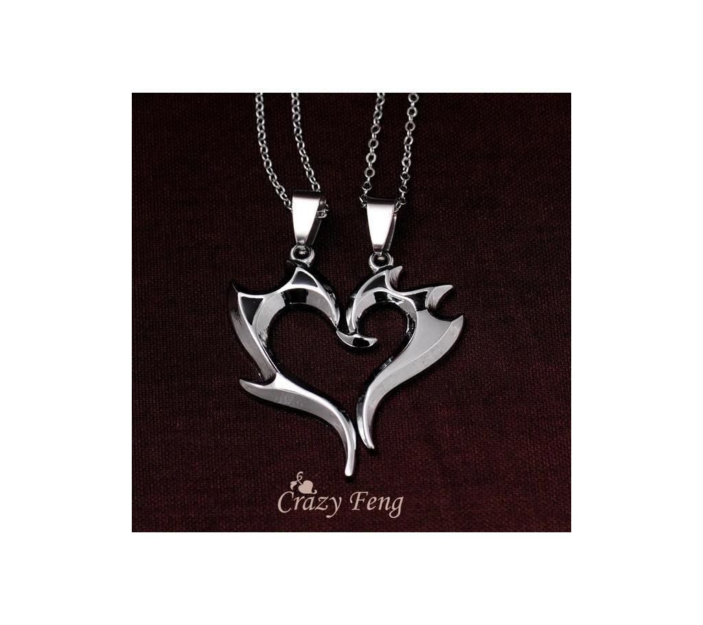 couple love pendant
