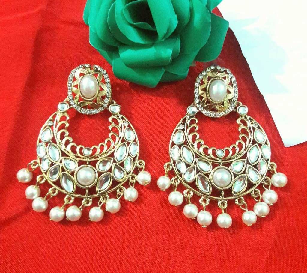 Ladies kundon setting earrings 