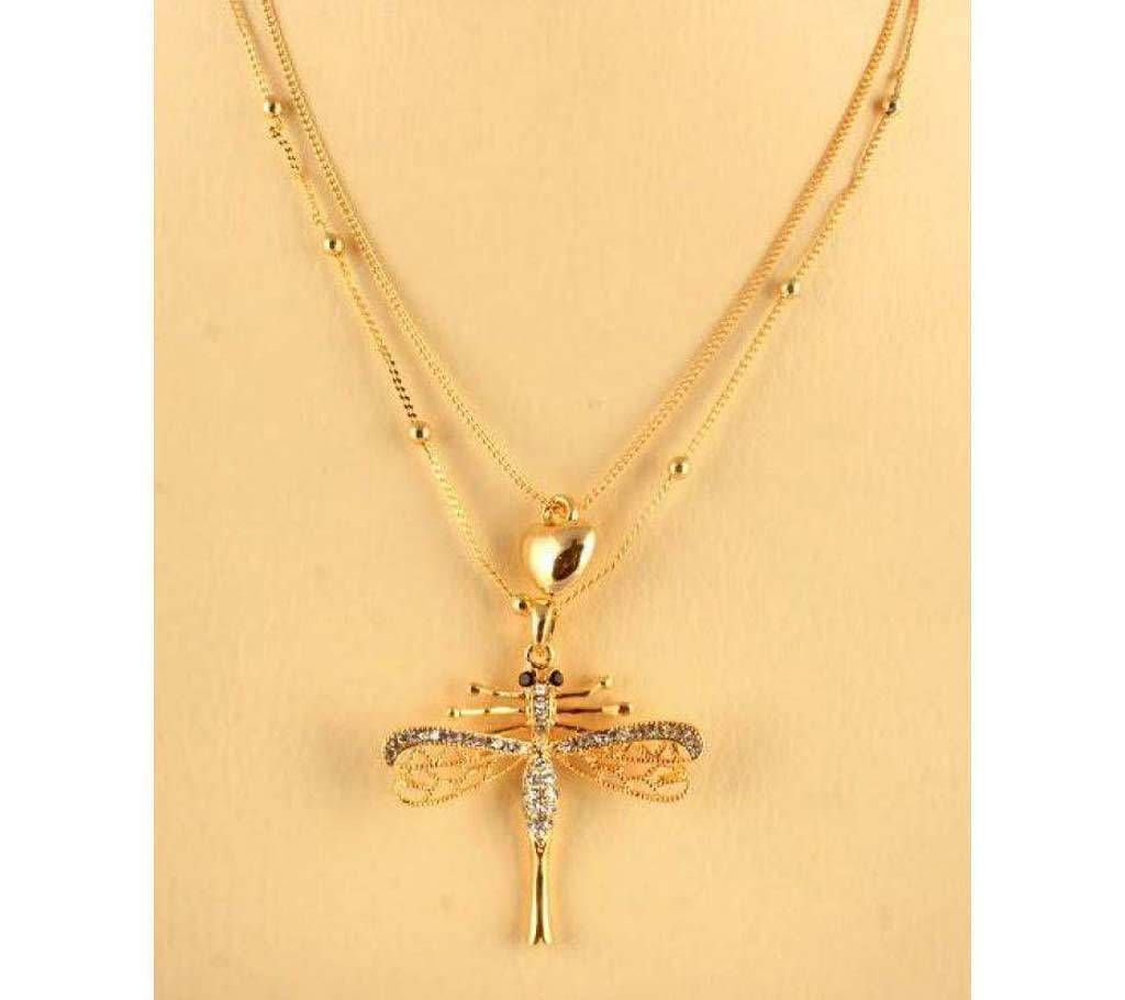Women's Stone Crafted Pendant - Gold