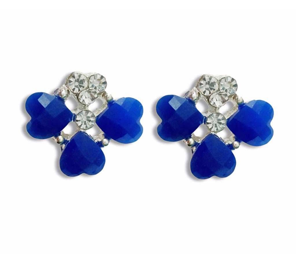 Alloy+ crystal earring 