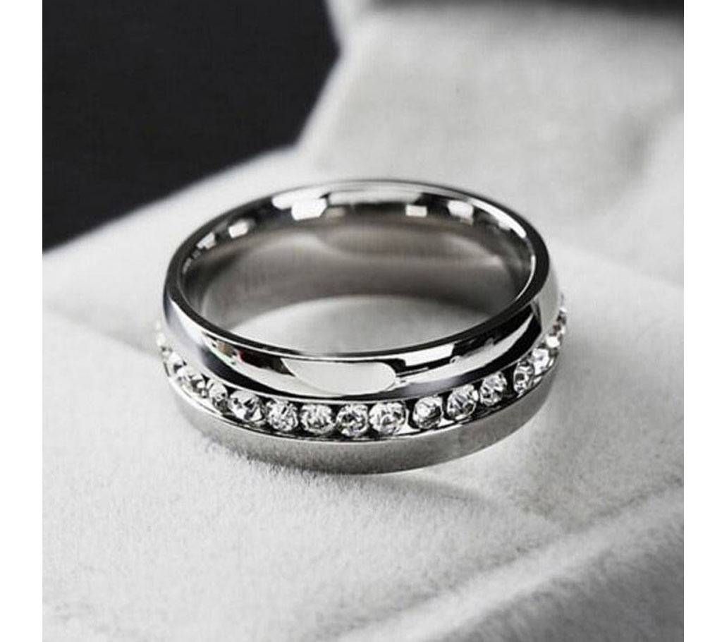 CZ Stainless Steel finger Ring
