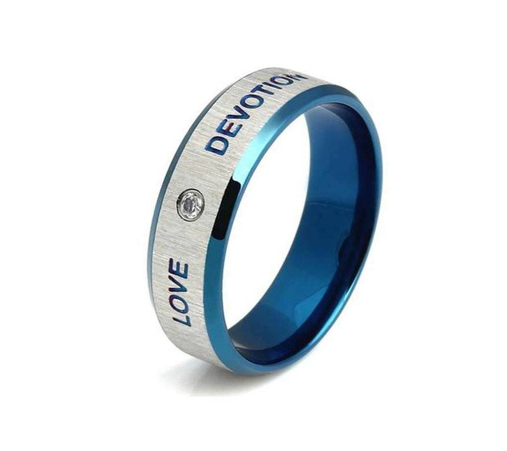 Blue Love Devotion finger RingY