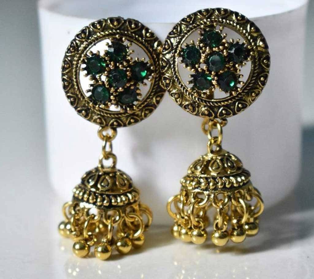 Ladies stone setting jhumka 