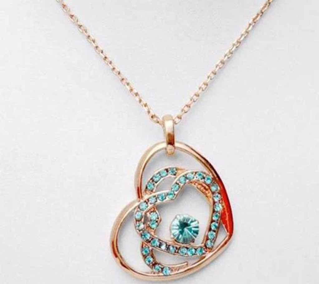 Triple Love Stone Crafted Pendant