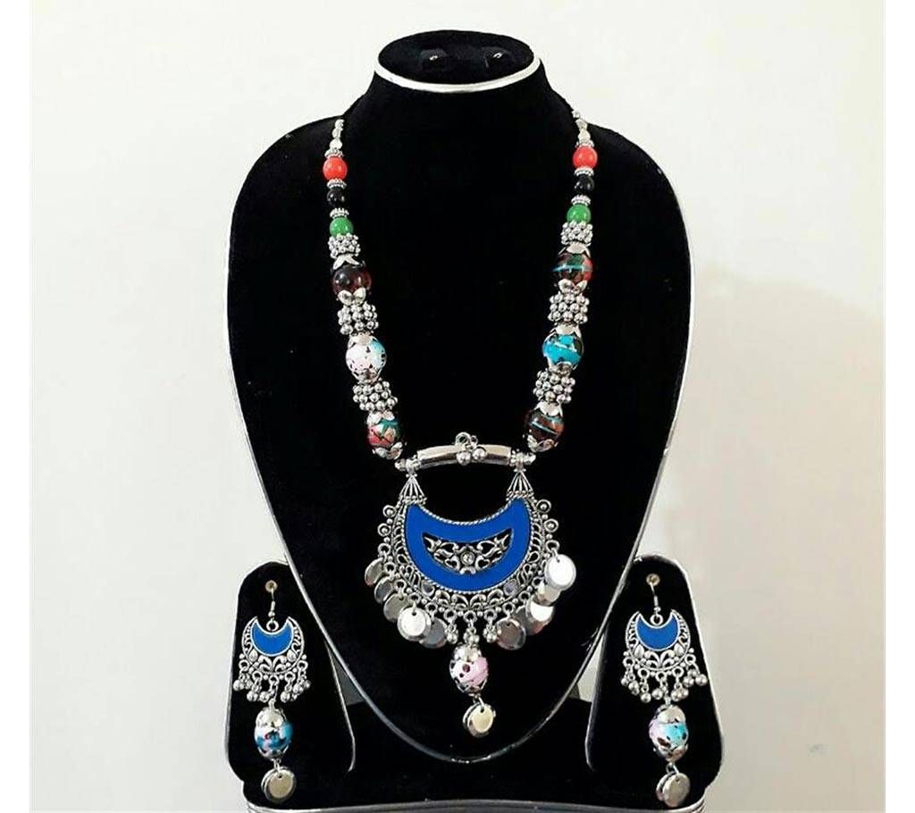 afgan necklace with ear ring 
