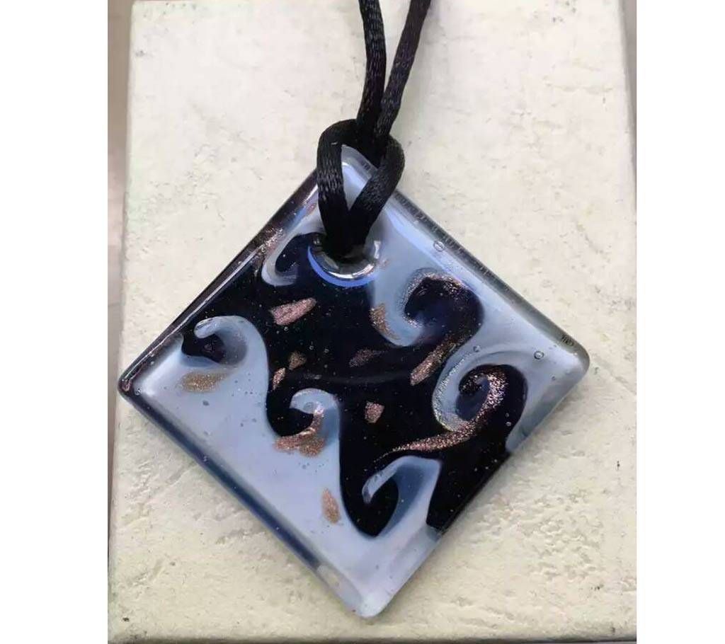 Lamp work glass pendant