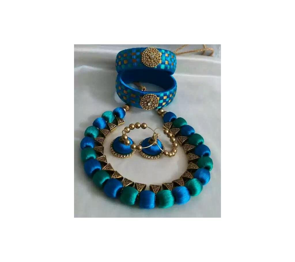 silk thread jewelary set