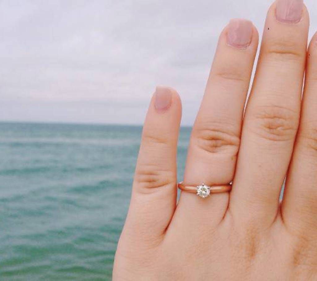 Rose Gold Plated Fashion Design finger Ring
