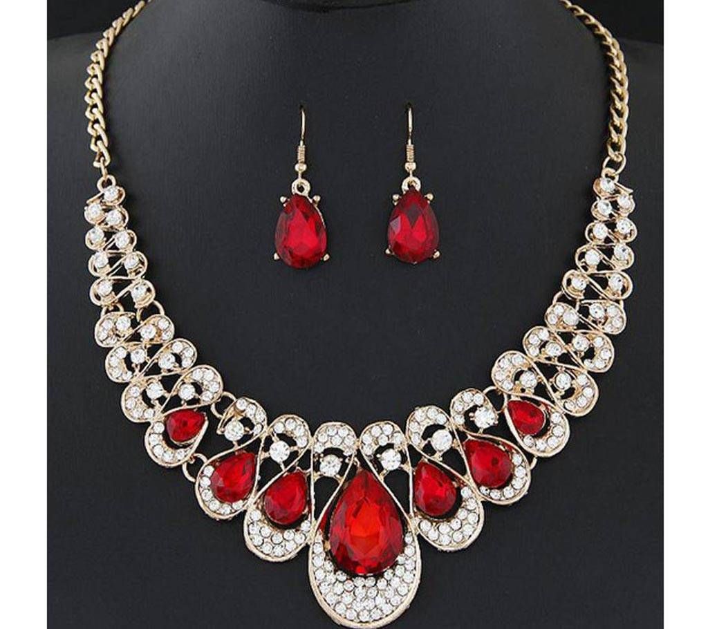 Red colour Neckles