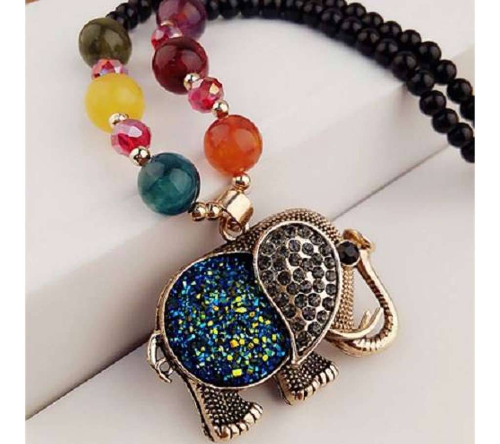 Ladies acrylic stone pendant 