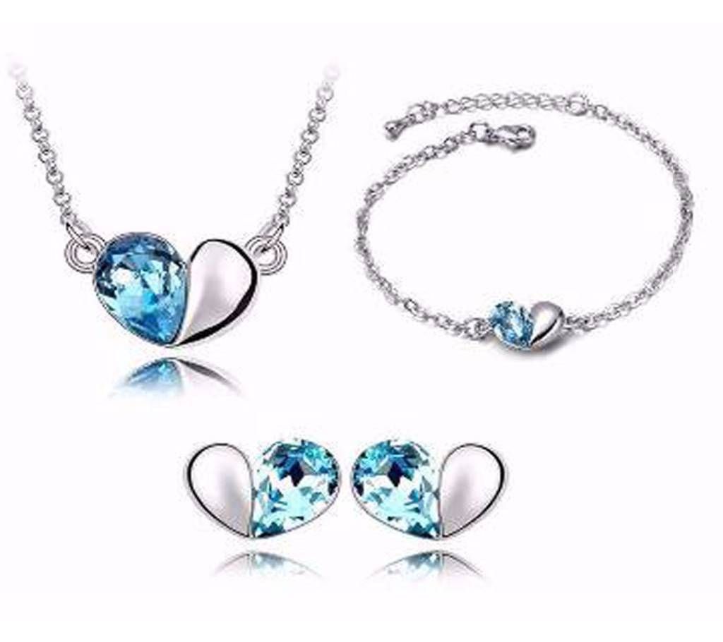 New Fashion Crystal Drop Jewelry set