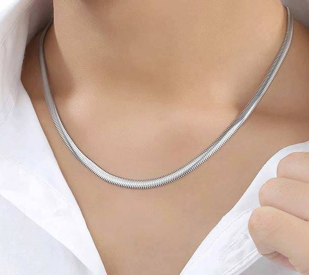 Okdeals 925 Silver Plated 6mm Snake Chain