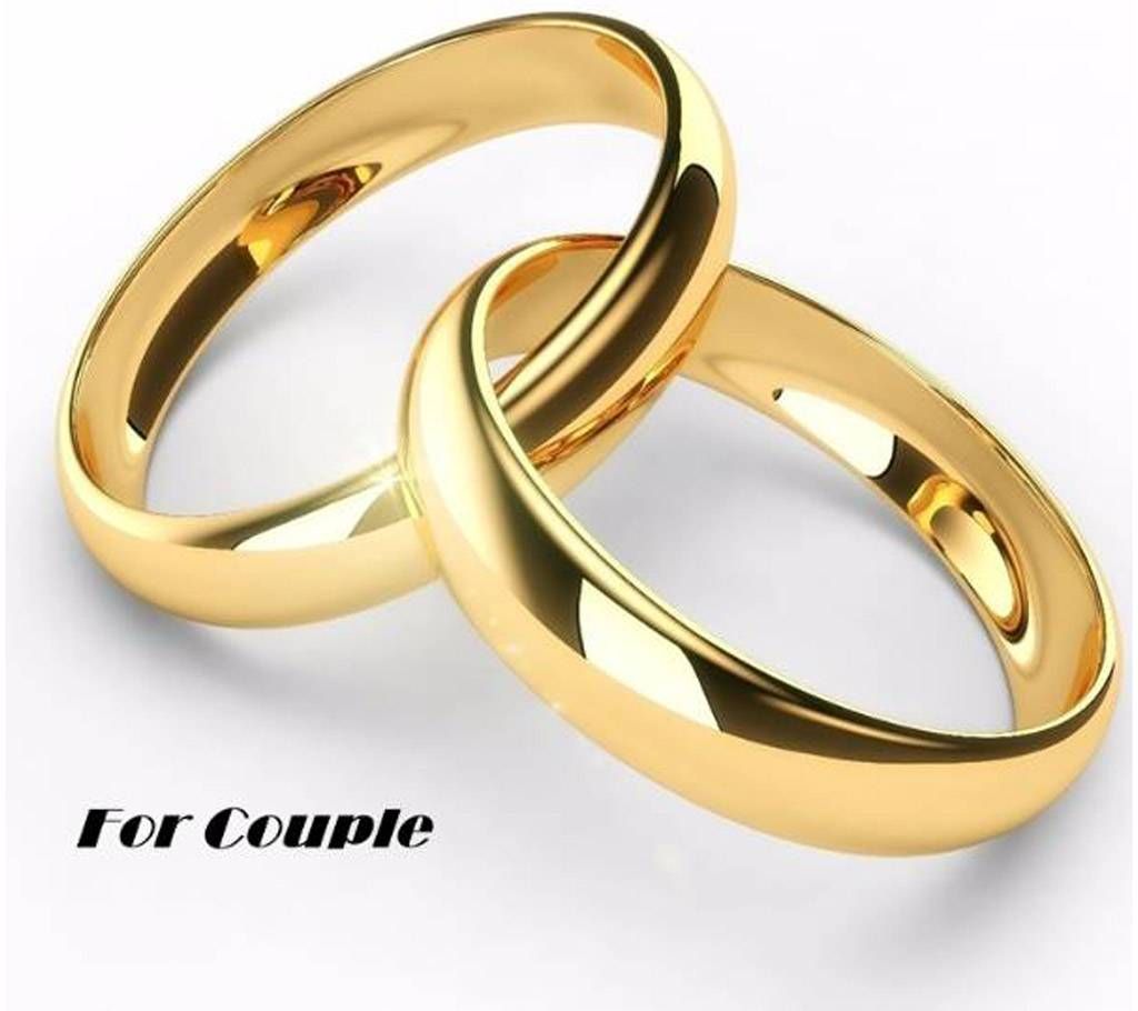 Couple Gold Plated Finger Ring Combo