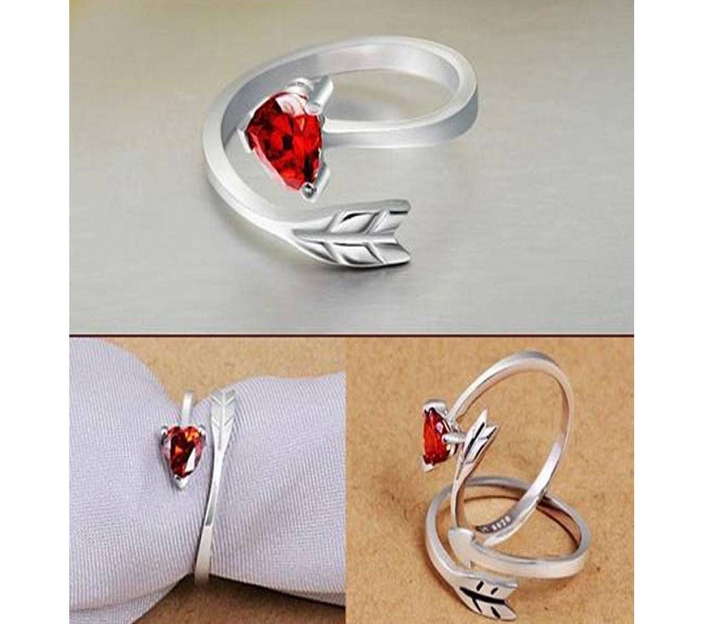 FINGER RING SILVER LEAF