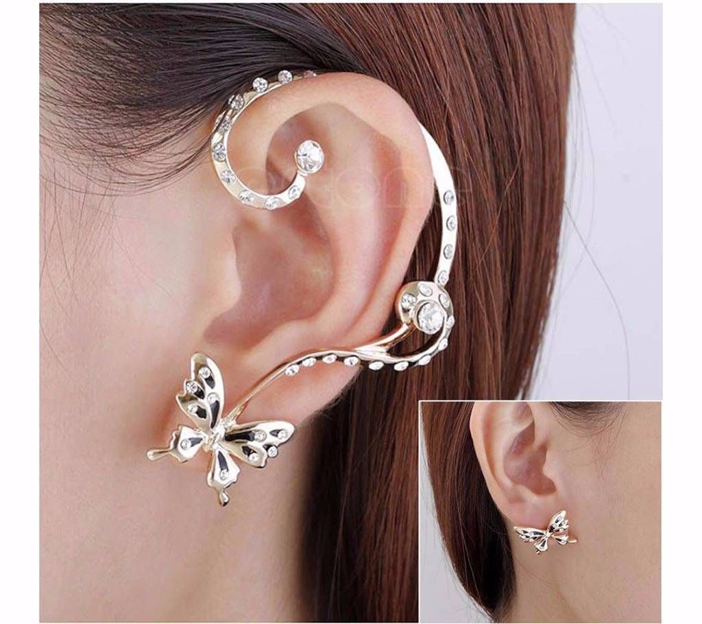 Butterfly ear ring for ladies