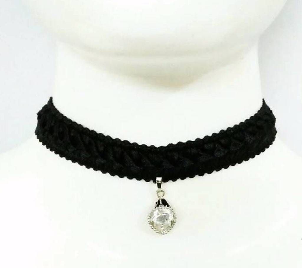 Daisy strip multi layer collar necklace 