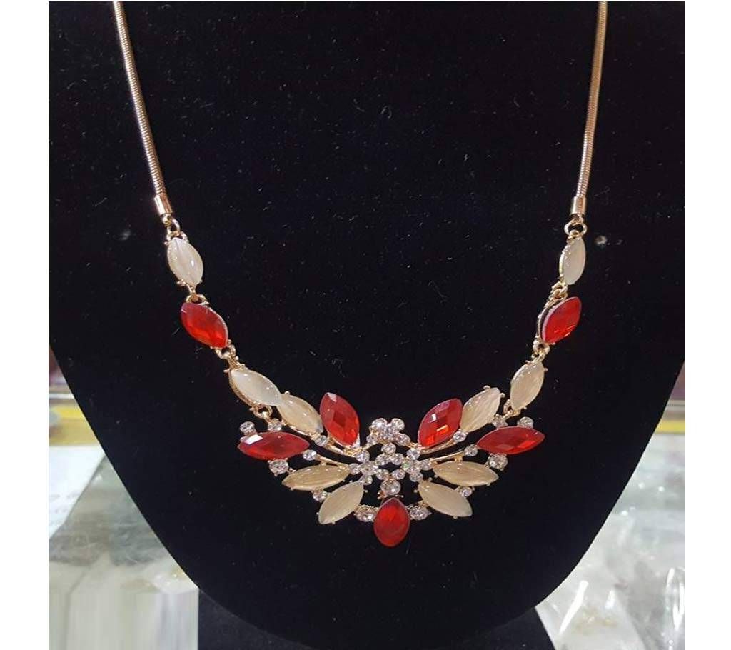 Stone Setting Alloy Necklace Set