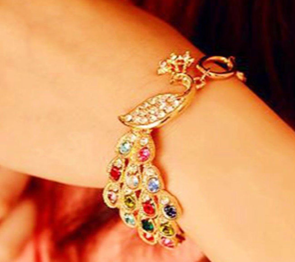 Peacock Crystal Bracelet 