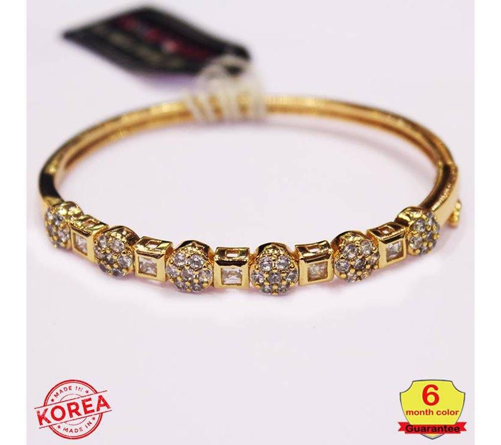 Gold Plated Stone Setting Ladies Bracelet 