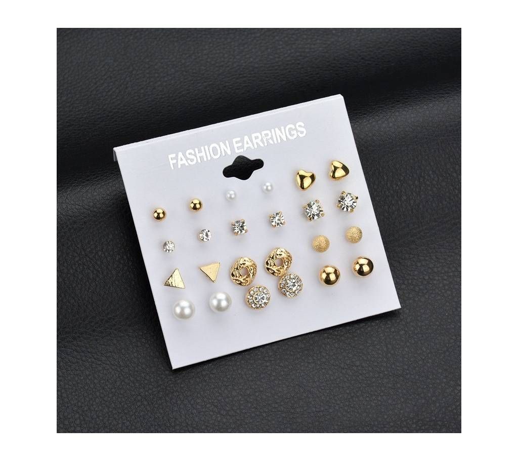 My Love Earring Set ( 12 pair )