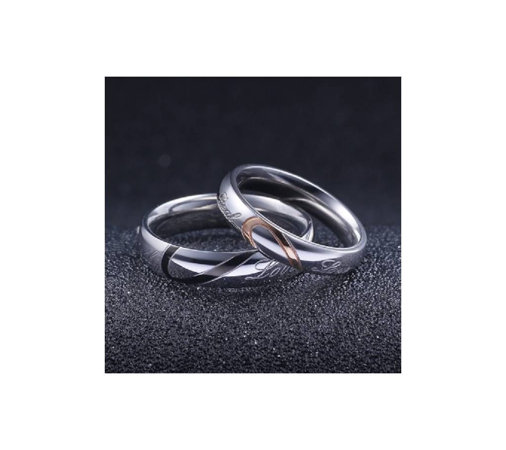 Heart Love Circle Real Love Couple Ring